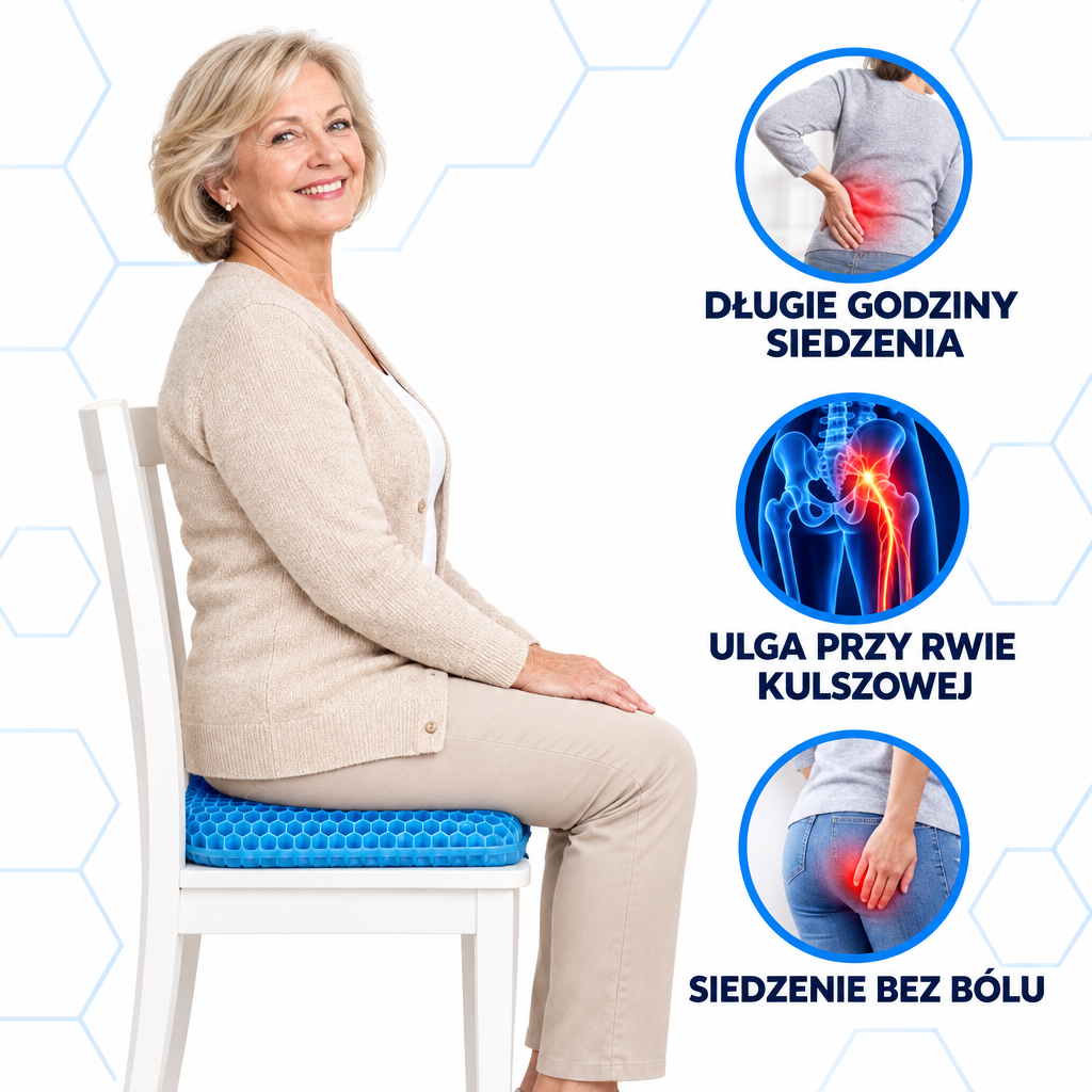 Cumulo – ulga przy długim siedzeniu, rwie kulszowej i bólu kości ogonowej